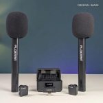 Plokama WM-80 Wireless Dual Microphone with Handheld Stick & Charging Case - Image 8