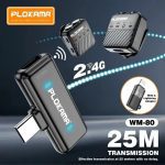 Plokama WM-80 Wireless Dual Microphone with Handheld Stick & Charging Case - Image 3