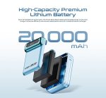 L-713 Aera | 20000mAh

35W Output | Attached PD & Lightning Cable - Image 3