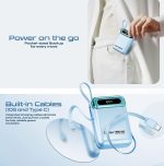 L-713 Aera | 20000mAh

35W Output | Attached PD & Lightning Cable - Image 4